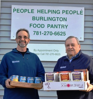 Hanscom Fcu Provides Volunteer Power To Burlington Food Pantry