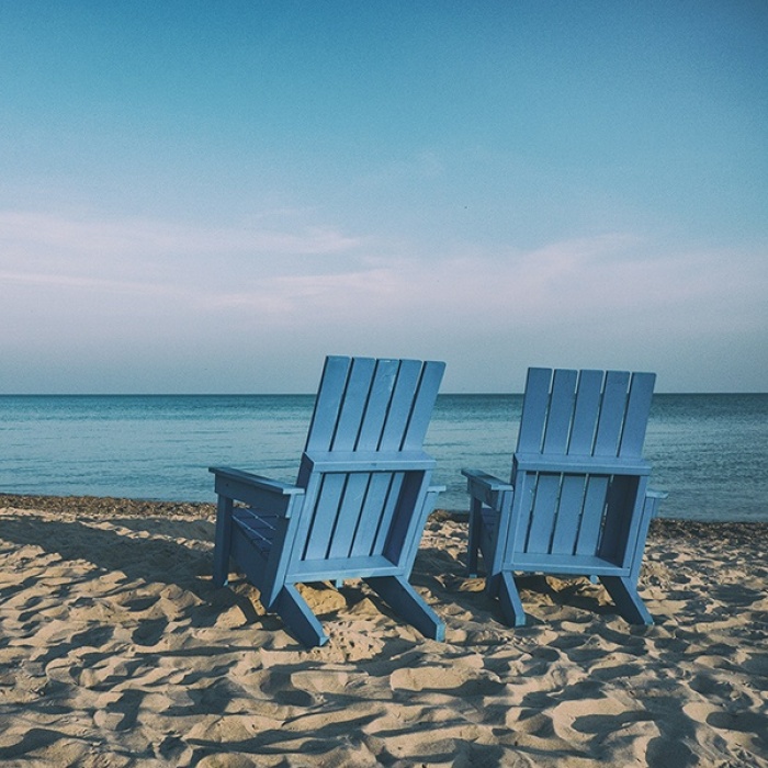 Beach-chairs-by-the-sea