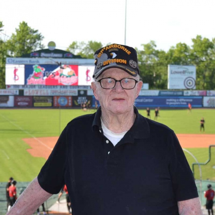 Allison Blaney at Lowell Spinners Game Heroes Among Us