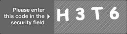 captcha code for visual authentication  letter H number 3 letter T number 6