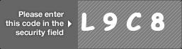 captcha code for visual authentication  letter L number 9 letter C number 8