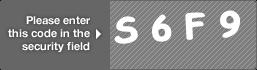 captcha code for visual authentication  letter S number 6 letter F number 9