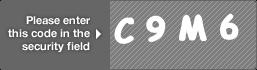 captcha code for visual authentication  letter C number 9 letter M number 6