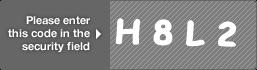 captcha code for visual authentication  letter H number 8 letter L number 2