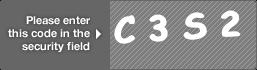 captcha code for visual authentication  letter C number 3 letter S number 2