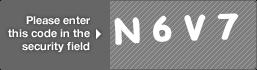 captcha code for visual authentication  letter N number 6 letter V number 7