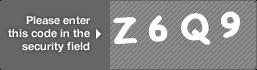 captcha code for visual authentication  letter Z number 6 letter Q number 9