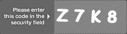 captcha code for visual authentication  letter Z number 7 letter K number 8