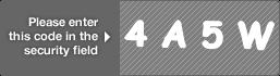 captcha code for visual authentication  number 4 letter A number 5 letter W