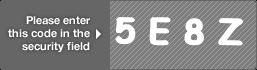 captcha code for visual authentication  number 5 letter E number 8 letter Z