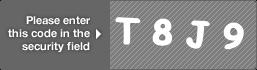 captcha code for visual authentication  letter T number 8 letter J number 9