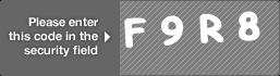 captcha code for visual authentication  letter F number 9 letter R number 8