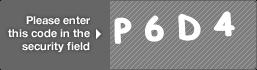 captcha code for visual authentication  letter P number 6 letter D number 4