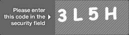 captcha code for visual authentication  number 3 letter L number 5 letter H