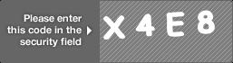 captcha code for visual authentication  letter X number 4 letter E number 8