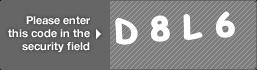captcha code for visual authentication  letter D number 8 letter L number 6