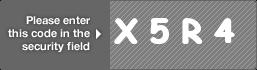 captcha code for visual authentication  letter X number 5 letter R number 4