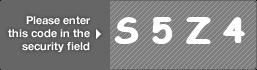 captcha code for visual authentication  letter S number 5 letter Z number 4