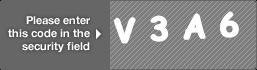 captcha code for visual authentication  letter V number 3 letter A number 6