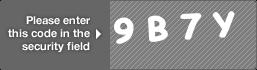 captcha code for visual authentication  number 9 letter B number 7 letter Y