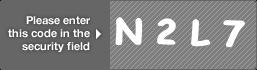 captcha code for visual authentication  letter N number 2 letter L number 7