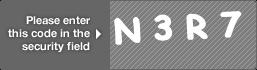 captcha code for visual authentication  letter N number 3 letter R number 7
