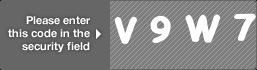 captcha code for visual authentication  letter V number 9 letter W number 7