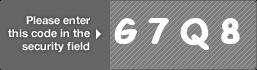 captcha code for visual authentication  letter G number 7 letter Q number 8
