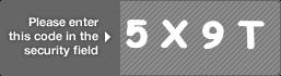 captcha code for visual authentication  number 5 letter X number 9 letter T