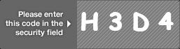 captcha code for visual authentication  letter H number 3 letter D number 4