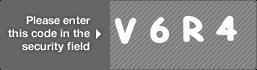 captcha code for visual authentication  letter V number 6 letter R number 4