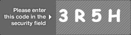 captcha code for visual authentication  number 3 letter R number 5 letter H