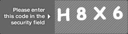 captcha code for visual authentication  letter H number 8 letter X number 6