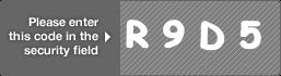 captcha code for visual authentication  letter R number 9 letter D number 5