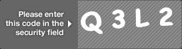 captcha code for visual authentication  letter Q number 3 letter L number 2