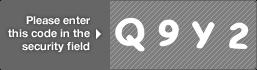 captcha code for visual authentication  letter Q number 9 letter Y number 2