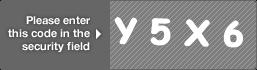 captcha code for visual authentication  letter Y number 5 letter X number 6