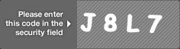 captcha code for visual authentication  letter J number 8 letter L number 7