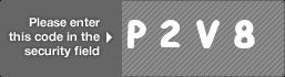 captcha code for visual authentication  letter P number 2 letter V number 8