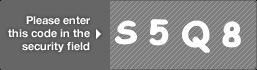 captcha code for visual authentication  letter S number 5 letter Q number 8
