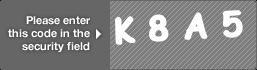 captcha code for visual authentication  letter K number 8 letter A number 5