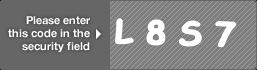 captcha code for visual authentication  letter L number 8 letter S number 7