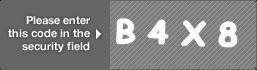 captcha code for visual authentication  letter B number 4 letter X number 8