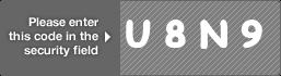 captcha code for visual authentication  letter U number 8 letter N number 9