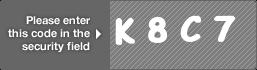 captcha code for visual authentication  letter K number 8 letter C number 7