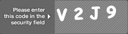 captcha code for visual authentication  letter V number 2 letter J number 9