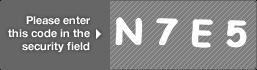 captcha code for visual authentication  letter N number 7 letter E number 5