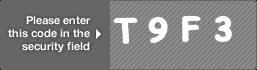 captcha code for visual authentication  letter T number 9 letter F number 3