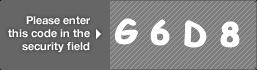 captcha code for visual authentication  letter G number 6 letter D number 8