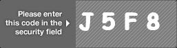 captcha code for visual authentication  letter J number 5 letter F number 8